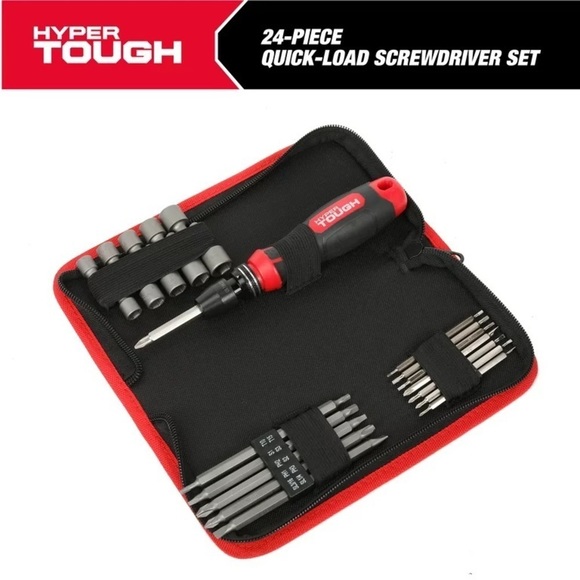 New Hyper Tough Hyper Tough 24-piece Quick-load Screwdriver Set - Picture 4 of 11